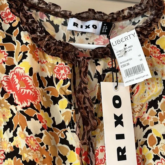 NWT Rixo Hanna Midi Dress - Picture 4 of 4